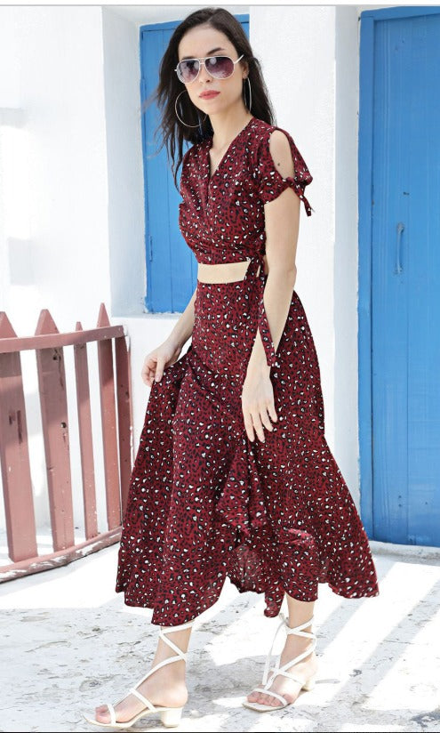 StyleCast X SERA Printed Top With Skirt Co-Ords