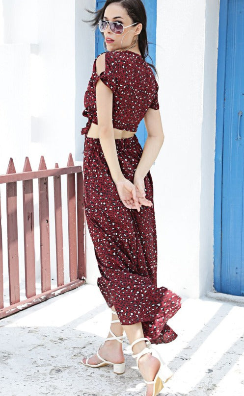 StyleCast X SERA Printed Top With Skirt Co-Ords
